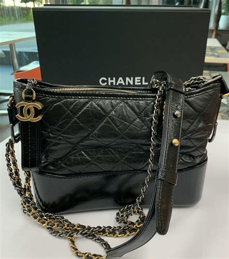 chanel gabrielle hobo brown